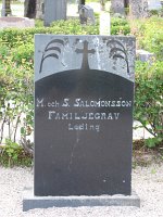  M och S Salomsson, Familjegrav, Leding